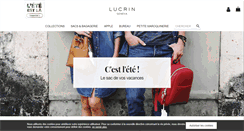 Desktop Screenshot of lucrin.fr